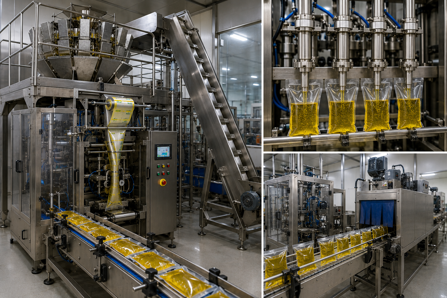 Edible Oil Pouch Packing Systems